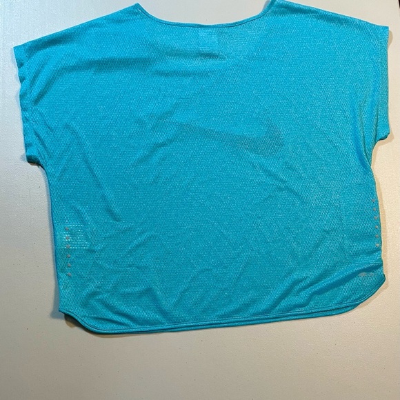NWT NIKE DRI-FIT City Cool Swoosh Running XL Shirt Orange & Blue Side Pockets - Picture 5 of 12
